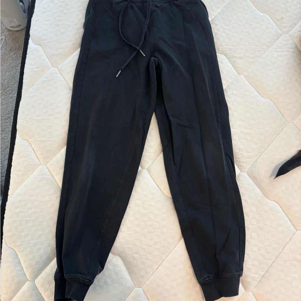 lululemon athletica Black Drawcord Jogger Pants